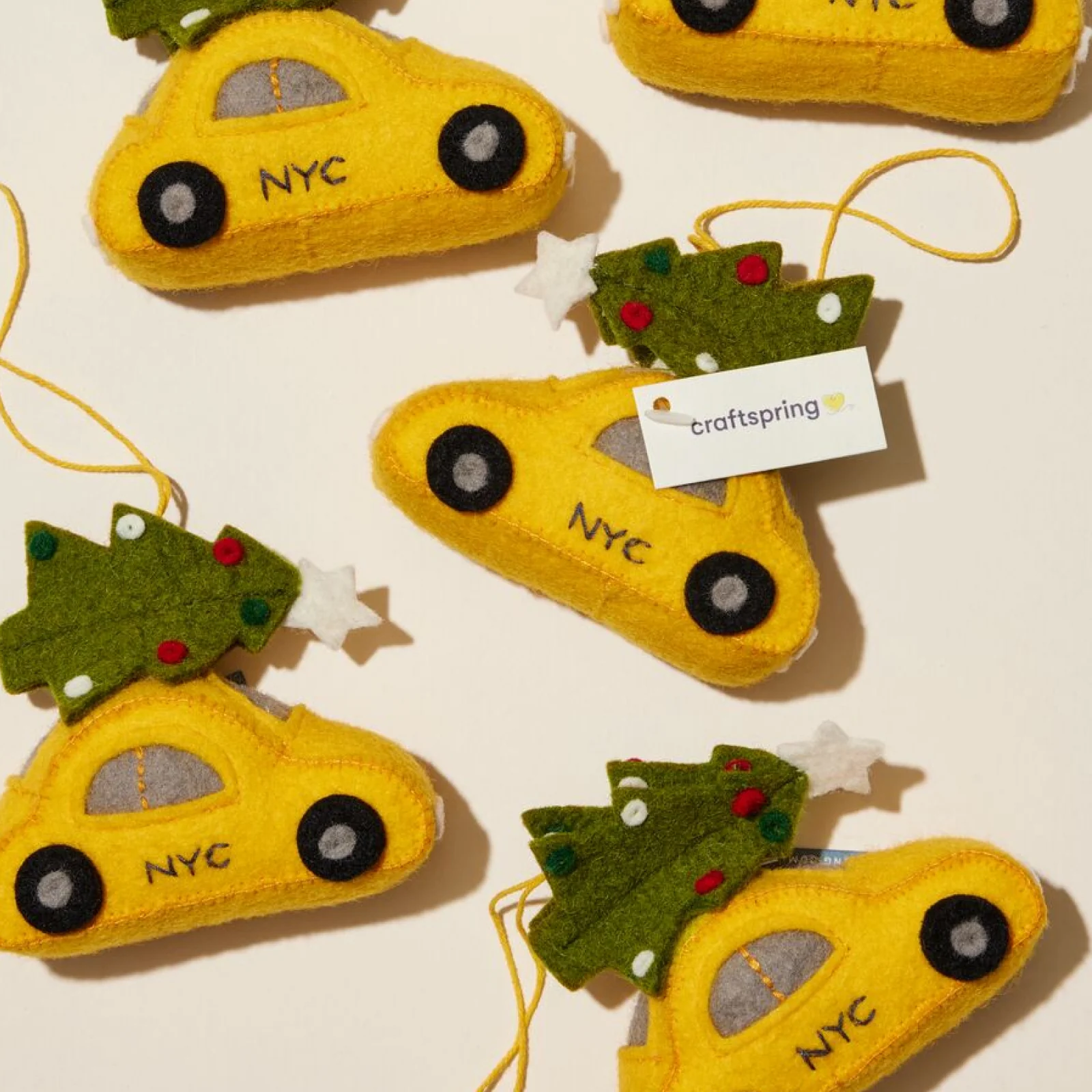 NYC Taxi Holiday Ornament